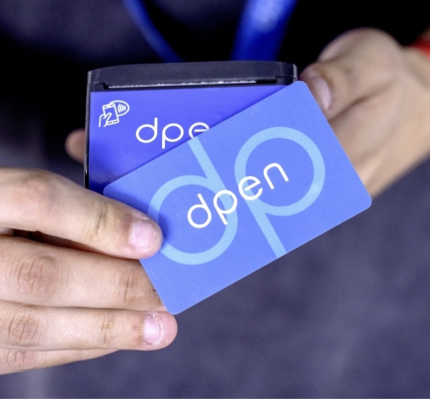 Cartões cashless dpen pré-pago