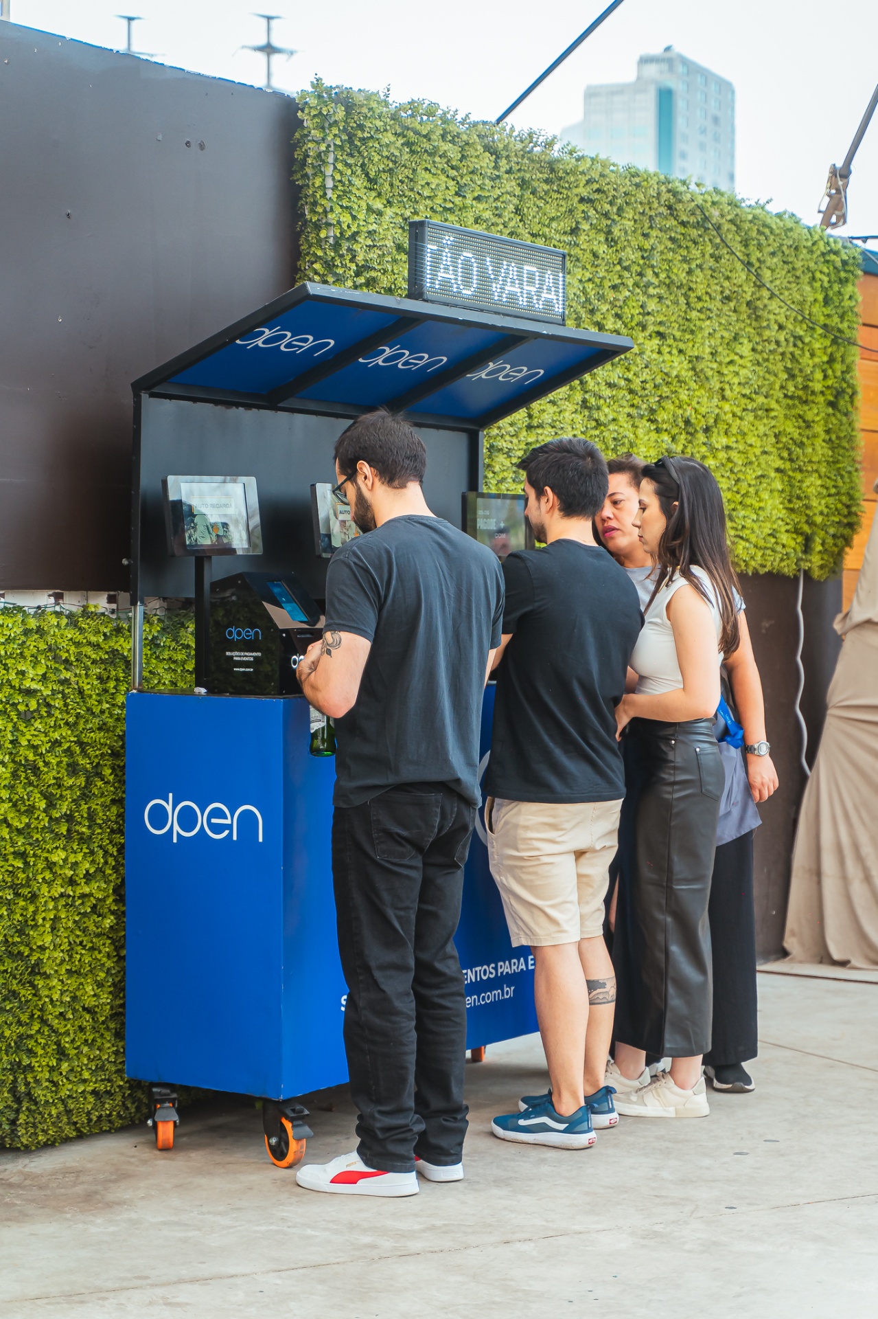 Kios Cashless dpen em operação
